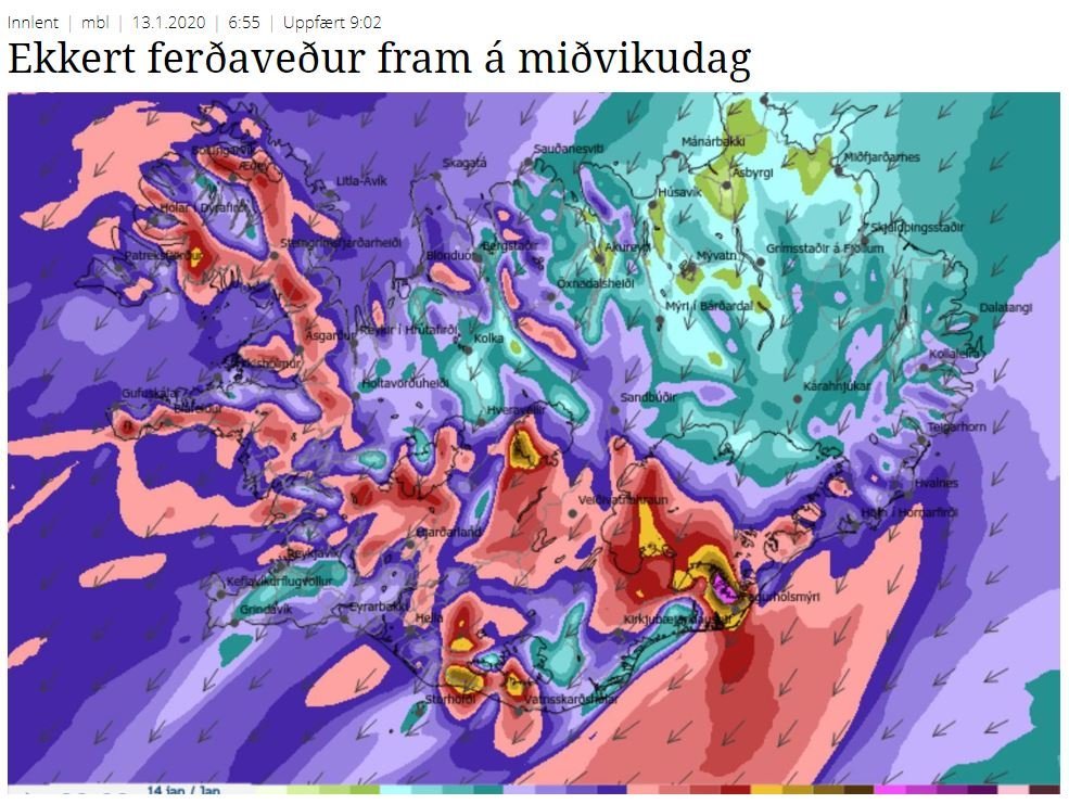Skólaakstur þriðjudaginn 14. janúar