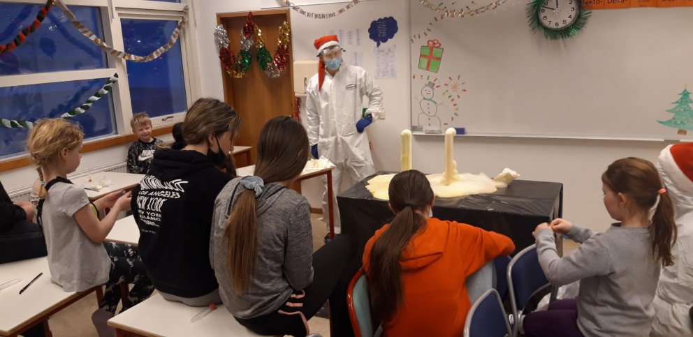 Vísindasmiðjan sló í gegn.