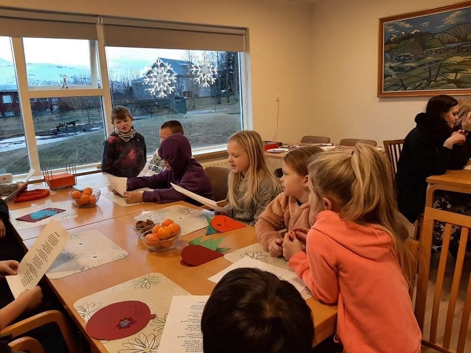 Heimsókn til eldri borgara