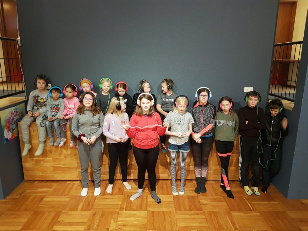 Ýmsir litir á heyrnartólum.