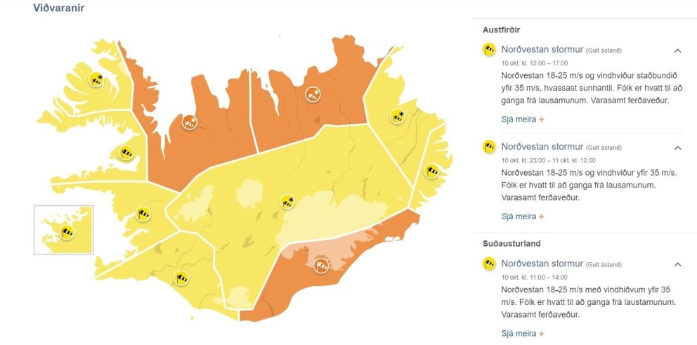 Skólahald 10.október