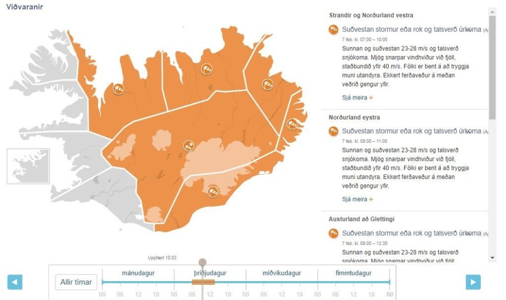 Óveður 06. febrúar