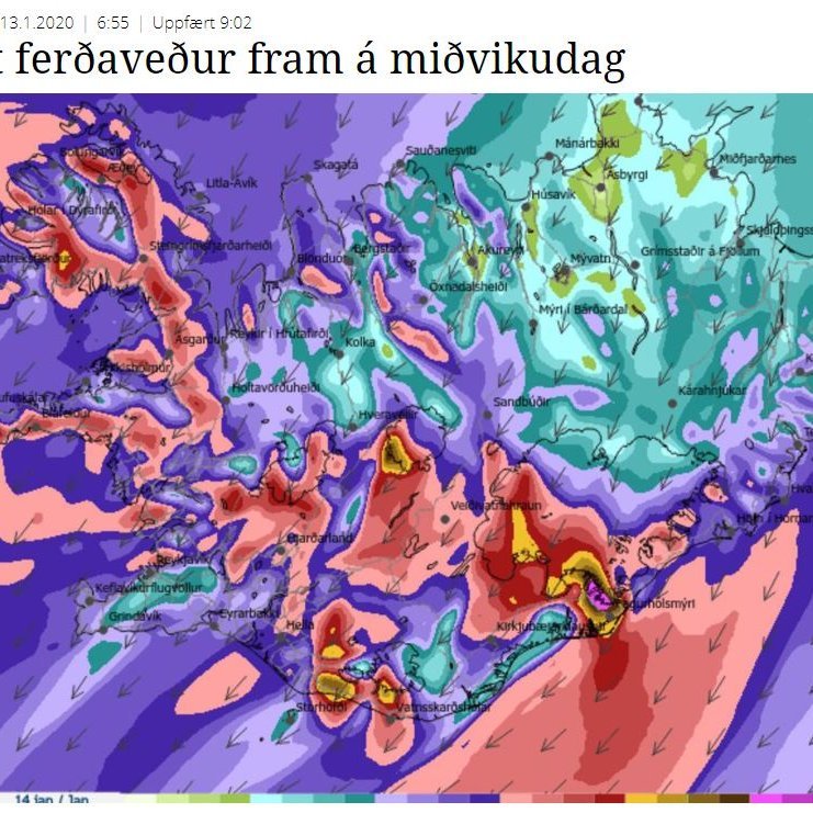 Skólaakstur þriðjudaginn 14. janúar
