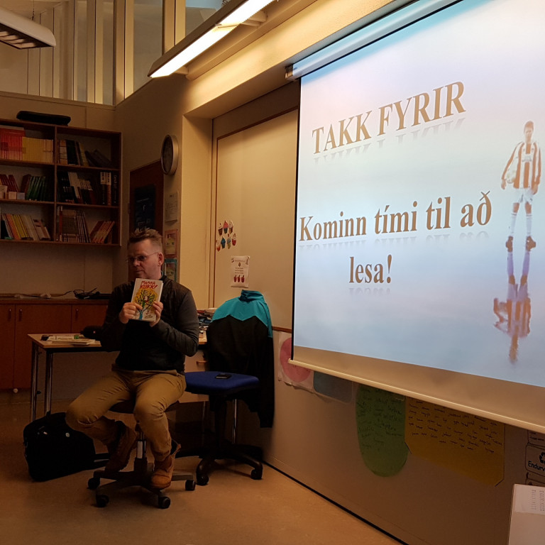 Rithöfundur í heimsókn