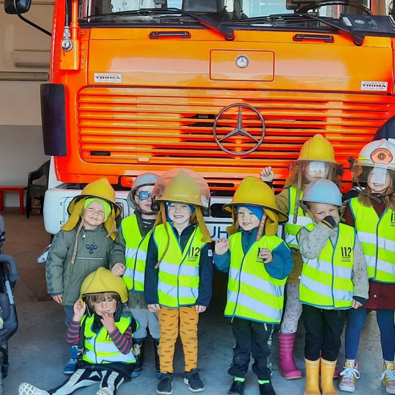 Heimsókn í slökkvistöðina