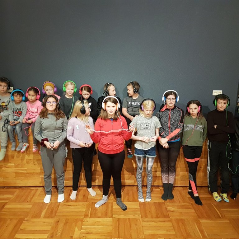 Ýmsir litir á heyrnartólum.