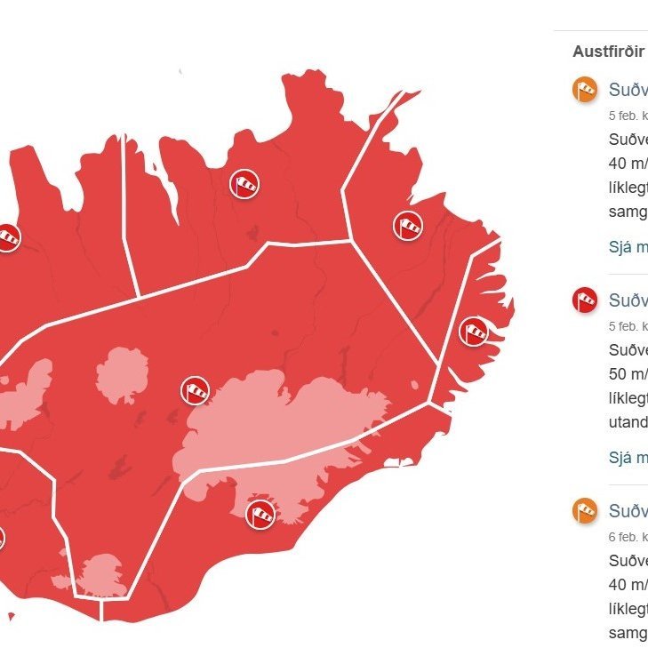 Skólahald fimmtudaginn 5. febrúar