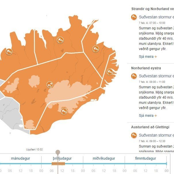 Óveður 06. febrúar